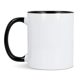 Tazza subli Oslo con interno e manico colorati 300ml - personalizzabile con logo