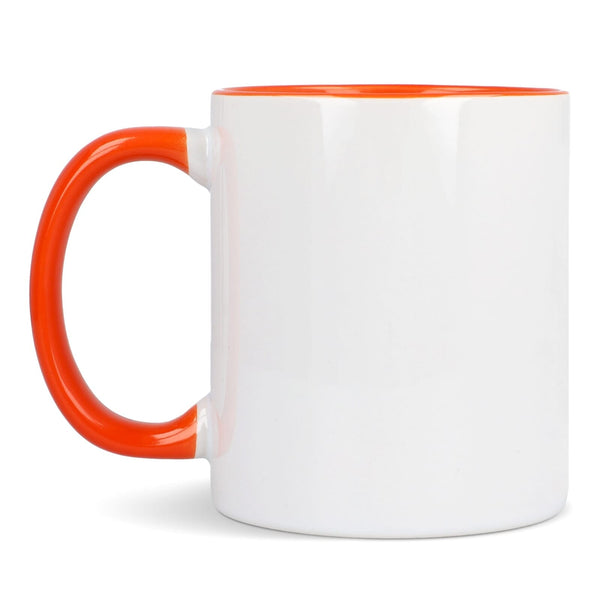 Tazza subli Oslo con interno e manico colorati 300ml - personalizzabile con logo