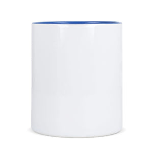 Tazza subli Oslo con interno e manico colorati 300ml - personalizzabile con logo