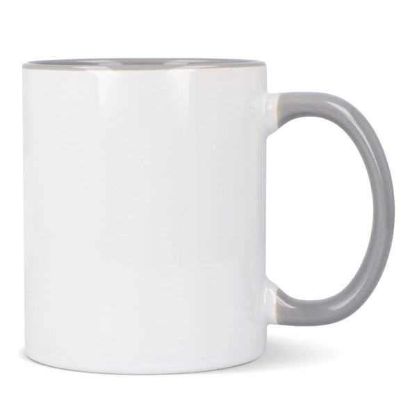 Tazza subli Oslo con interno e manico colorati 300ml - personalizzabile con logo