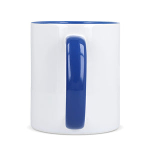 Tazza subli Oslo con interno e manico colorati 300ml - personalizzabile con logo