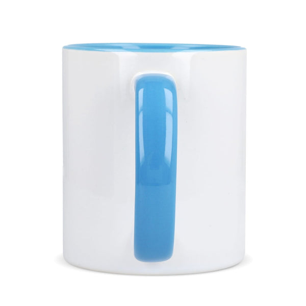 Tazza subli Oslo con interno e manico colorati 300ml - personalizzabile con logo