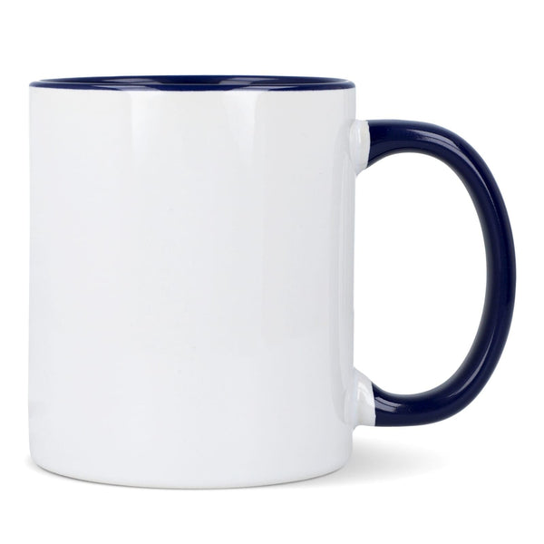 Tazza subli Oslo con interno e manico colorati 300ml - personalizzabile con logo