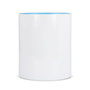 Tazza subli Oslo con interno e manico colorati 300ml - personalizzabile con logo