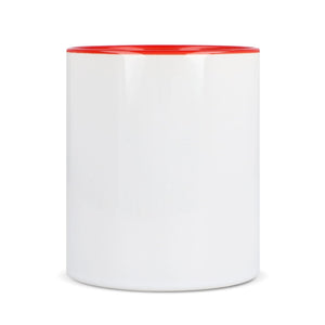 Tazza subli Oslo con interno e manico colorati 300ml - personalizzabile con logo