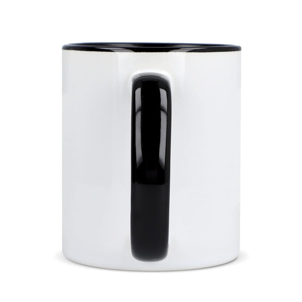 Tazza subli Oslo con interno e manico colorati 300ml - personalizzabile con logo