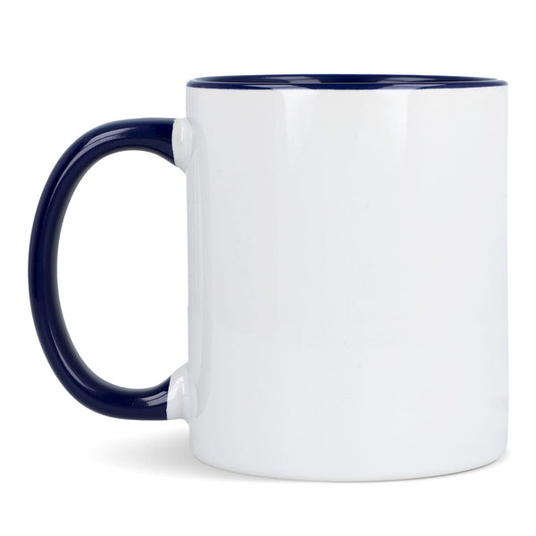 Tazza subli Oslo con interno e manico colorati 300ml - personalizzabile con logo