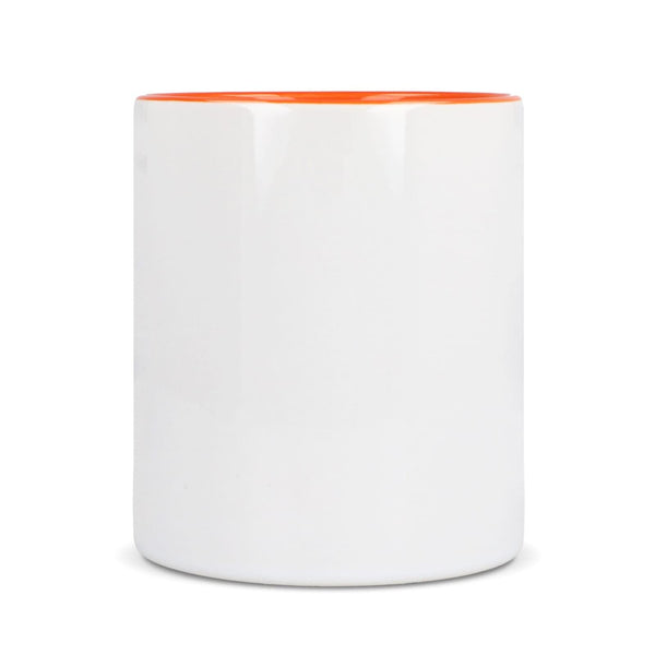 Tazza subli Oslo con interno e manico colorati 300ml - personalizzabile con logo