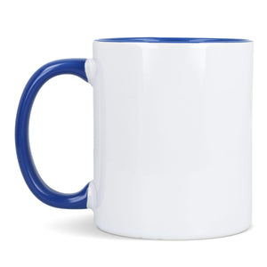 Tazza subli Oslo con interno e manico colorati 300ml - personalizzabile con logo