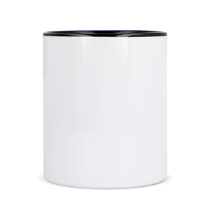 Tazza subli Oslo con interno e manico colorati 300ml - personalizzabile con logo