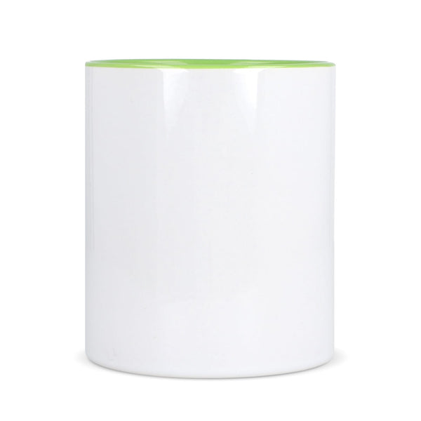 Tazza subli Oslo con interno e manico colorati 300ml - personalizzabile con logo