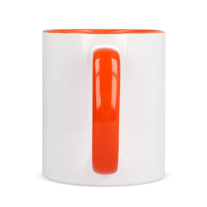 Tazza subli Oslo con interno e manico colorati 300ml - personalizzabile con logo