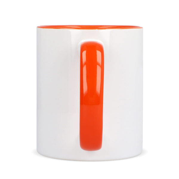 Tazza subli Oslo con interno e manico colorati 300ml - personalizzabile con logo
