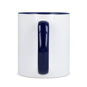 Tazza subli Oslo con interno e manico colorati 300ml - personalizzabile con logo