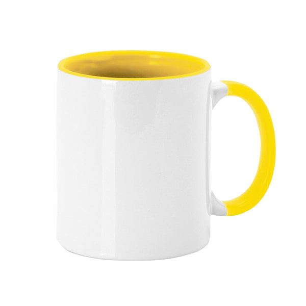 Tazza Sublimazione Harnet giallo - personalizzabile con logo