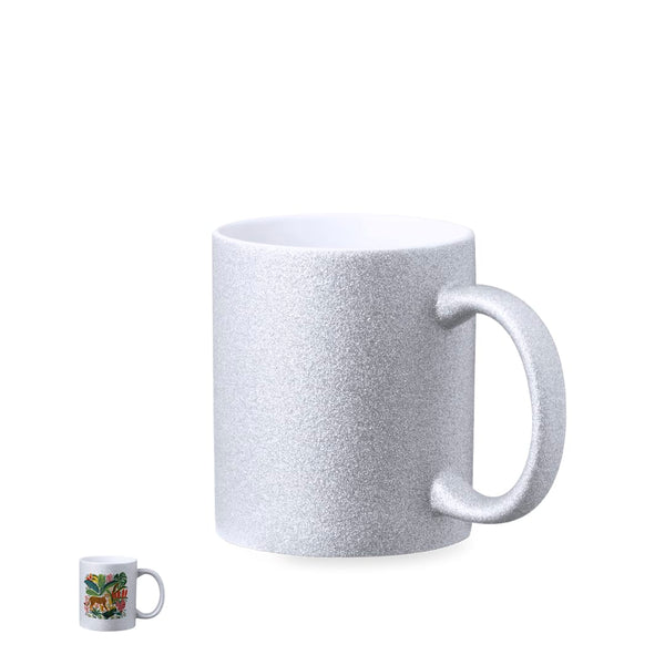 Tazza Sublimazione Robleda color argento - personalizzabile con logo