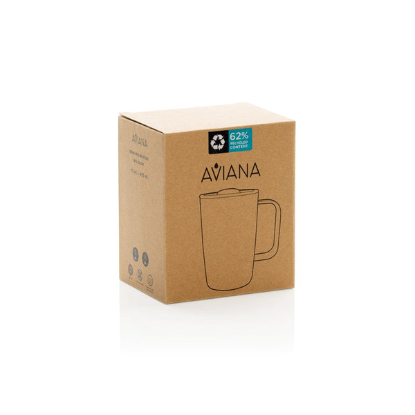Tazza termica Aviana™ Rowan in rAcciaio RCS 450ML - personalizzabile con logo