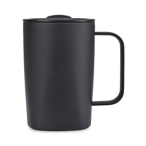 Tazza termica Aviana™ Rowan in rAcciaio RCS 450ML nero - personalizzabile con logo