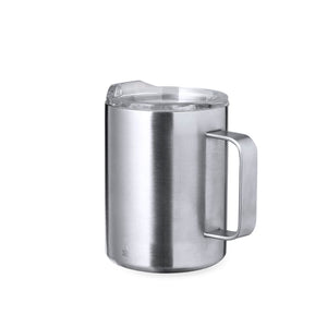Tazza Termica Dovery color argento - personalizzabile con logo