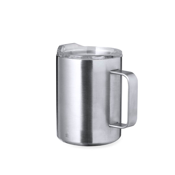 Tazza Termica Dovery color argento - personalizzabile con logo
