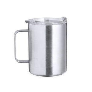 Tazza Termica Dovery color argento - personalizzabile con logo