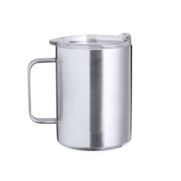 Tazza Termica Dovery color argento - personalizzabile con logo