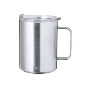 Tazza Termica Dovery color argento - personalizzabile con logo
