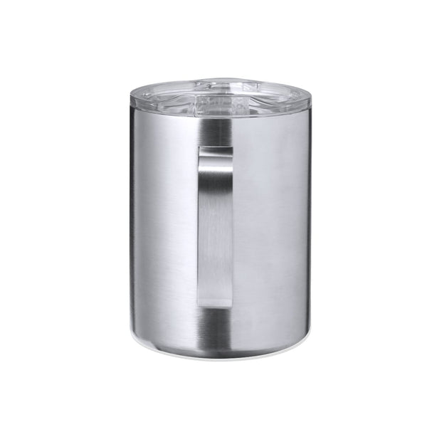 Tazza Termica Dovery color argento - personalizzabile con logo