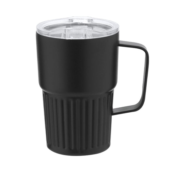 Tazza Termica Finbar nero - personalizzabile con logo