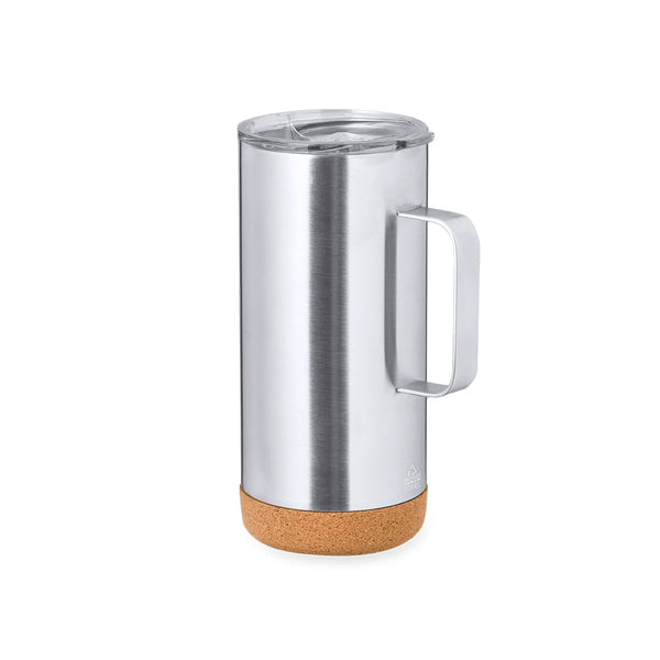 Tazza Termica Frilan color argento - personalizzabile con logo