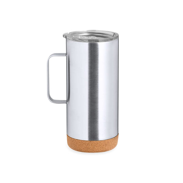 Tazza Termica Frilan color argento - personalizzabile con logo