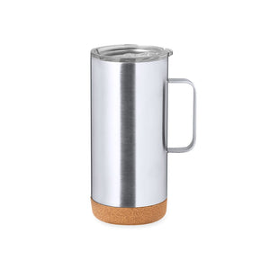 Tazza Termica Frilan color argento - personalizzabile con logo