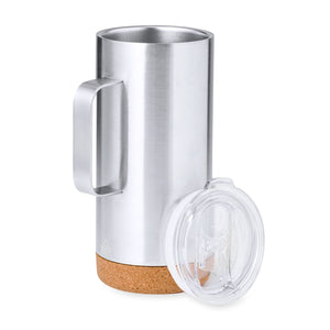Tazza Termica Frilan color argento - personalizzabile con logo