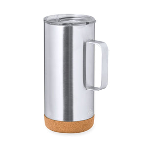 Tazza Termica Frilan color argento - personalizzabile con logo