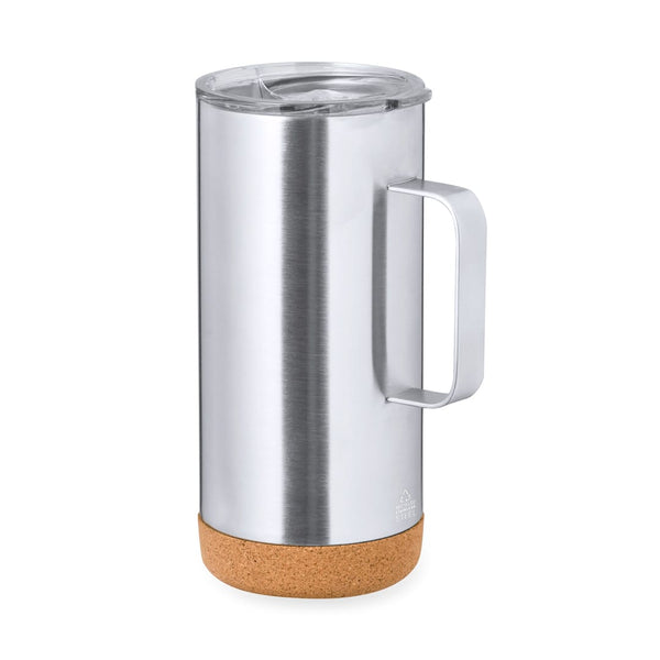 Tazza Termica Frilan color argento - personalizzabile con logo