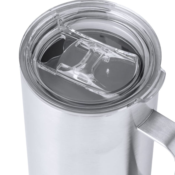 Tazza Termica Frilan color argento - personalizzabile con logo