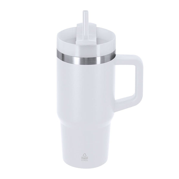 Tazza Termica Gobby bianco - personalizzabile con logo