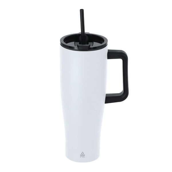 Tazza Termica Leandrok bianco - personalizzabile con logo