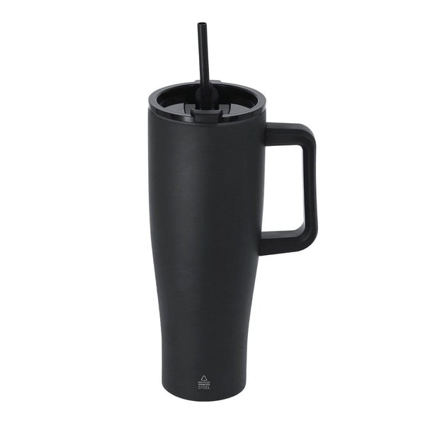 Tazza Termica Leandrok nero - personalizzabile con logo
