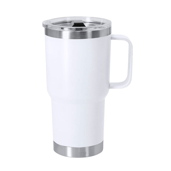 Tazza Termica Paster bianco - personalizzabile con logo