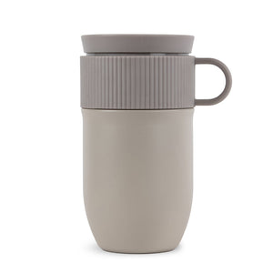 Tazza termica Sagaform Ted 280ml a prova di perdite Beige - personalizzabile con logo