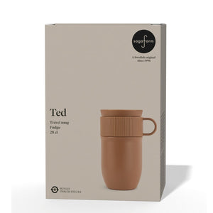 Tazza termica Sagaform Ted 280ml a prova di perdite - personalizzabile con logo