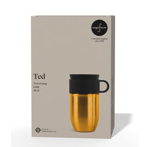 Tazza termica Sagaform Ted 280ml a prova di perdite - personalizzabile con logo