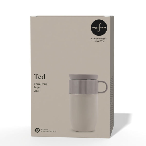 Tazza termica Sagaform Ted 280ml a prova di perdite - personalizzabile con logo