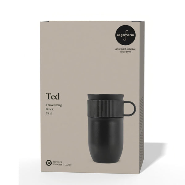 Tazza termica Sagaform Ted 280ml a prova di perdite - personalizzabile con logo