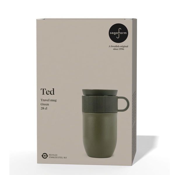 Tazza termica Sagaform Ted 280ml a prova di perdite - personalizzabile con logo