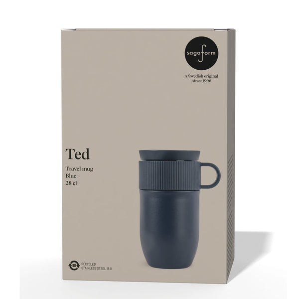 Tazza termica Sagaform Ted 280ml a prova di perdite - personalizzabile con logo