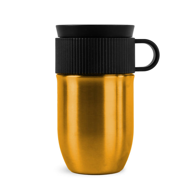 Tazza termica Sagaform Ted 280ml a prova di perdite Oro - personalizzabile con logo