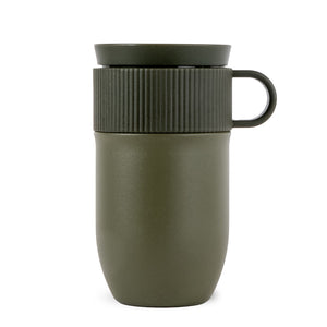 Tazza termica Sagaform Ted 280ml a prova di perdite verde - personalizzabile con logo