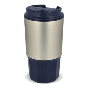Tazza termica Silva 450 ml blu navy - personalizzabile con logo
